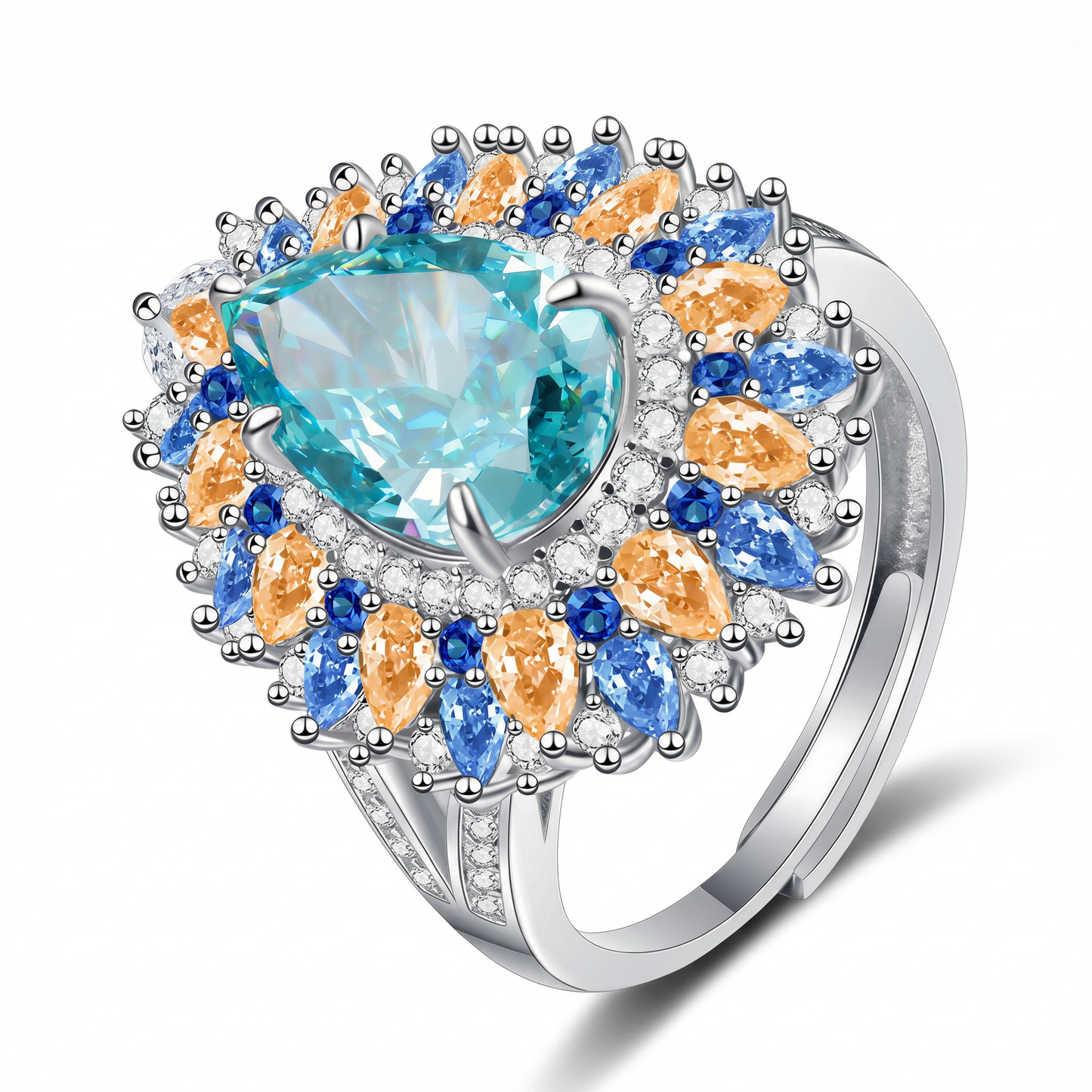 Ice flower ring