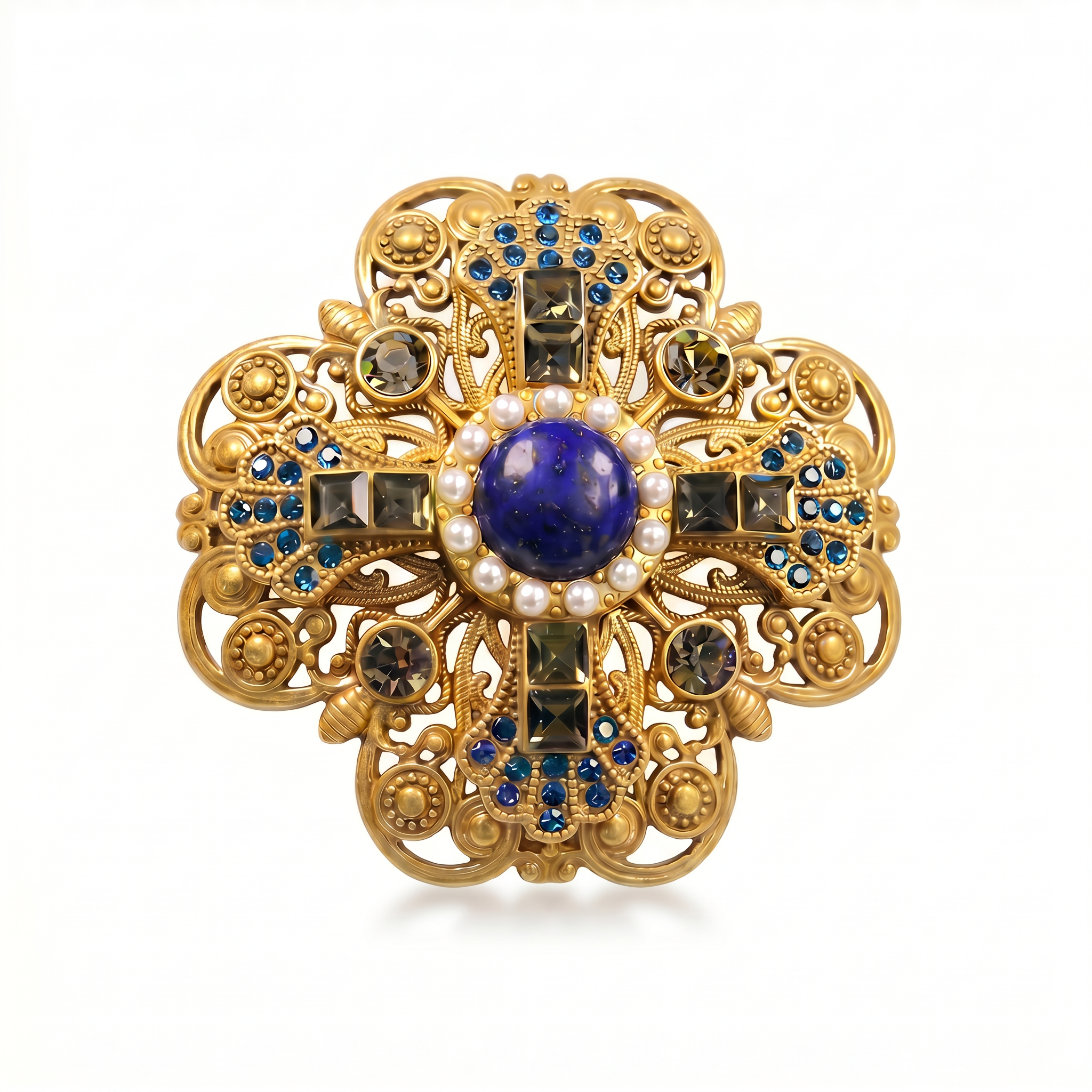 Cross brooch
